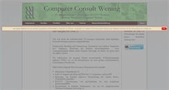 Desktop Screenshot of comcon-wening.de